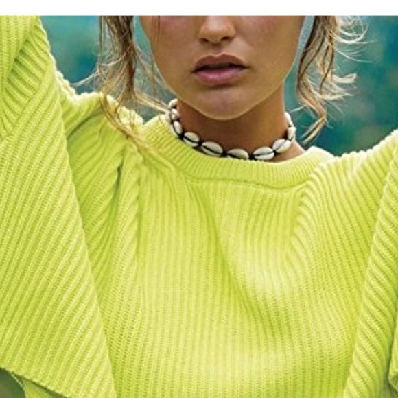 Natural Shell Choker Necklace Adjustable - Picture 5 of 7